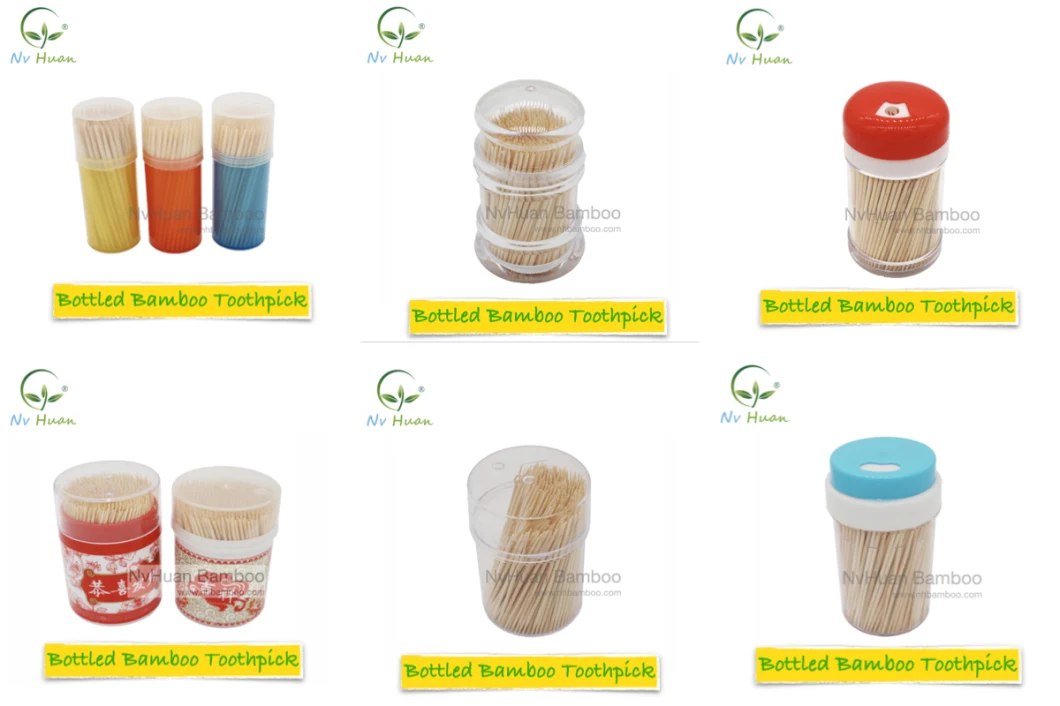 Individual Plastic Wrap Bamboo Toothpick