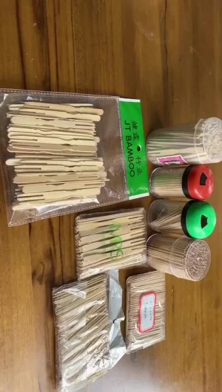 Palito de bambu personalizado descartável e custimizável barato